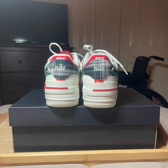 Nike Air Force 1 Shadow Sail Green and University Blue Multicolor - Picture 5 of 15